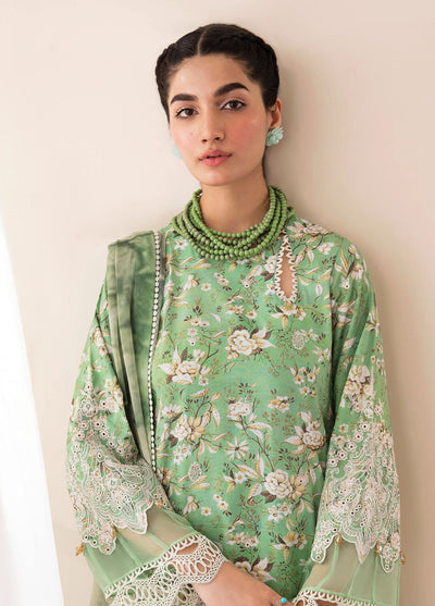 Afrozeh Printkari Unstitched Lawn Collection 2023 Jade