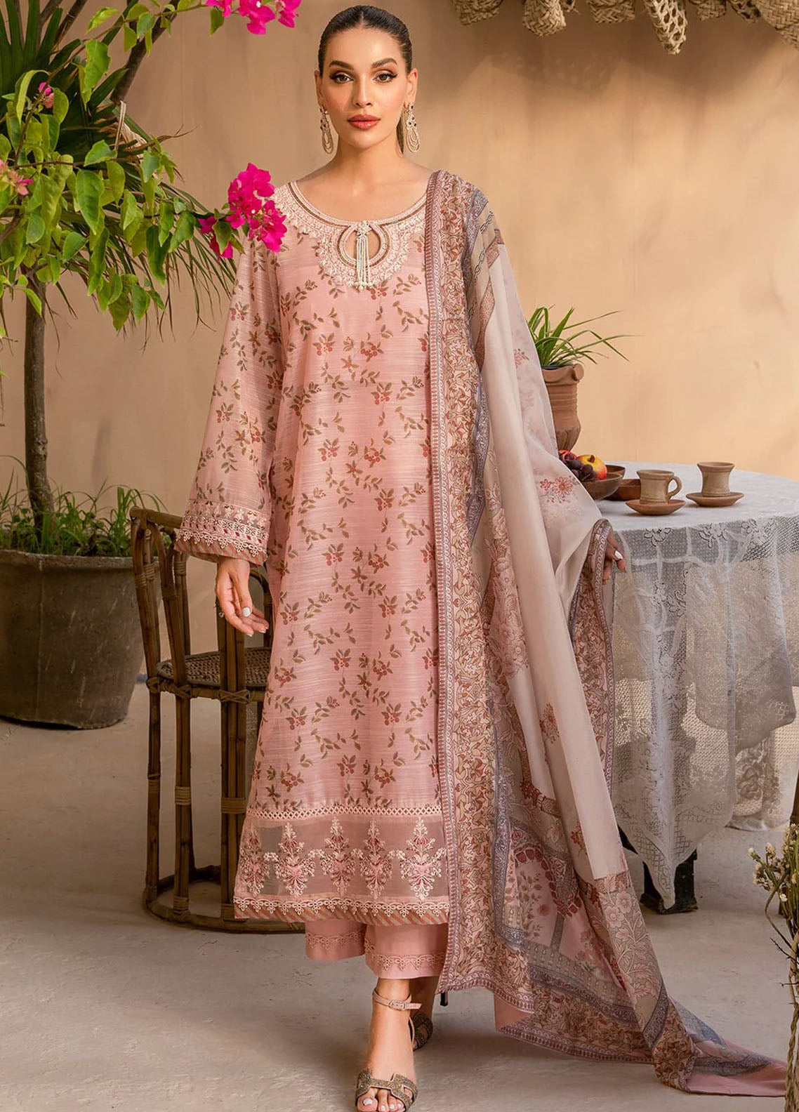 Afshan By Zoya & Fatima Unstitched Eid Ul Adha Collection 2023 Nigar