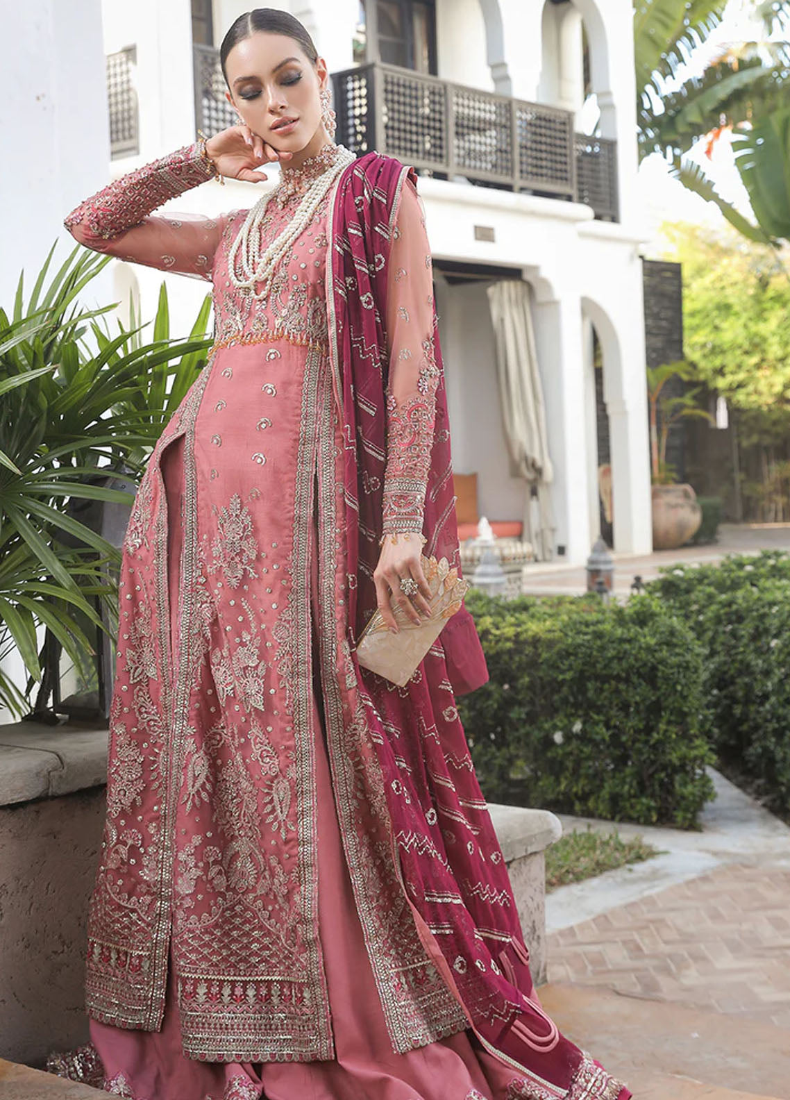 Alif By AJR Couture Unstitched Luxury Chiffon Collection 2023 ALC-06 Serene