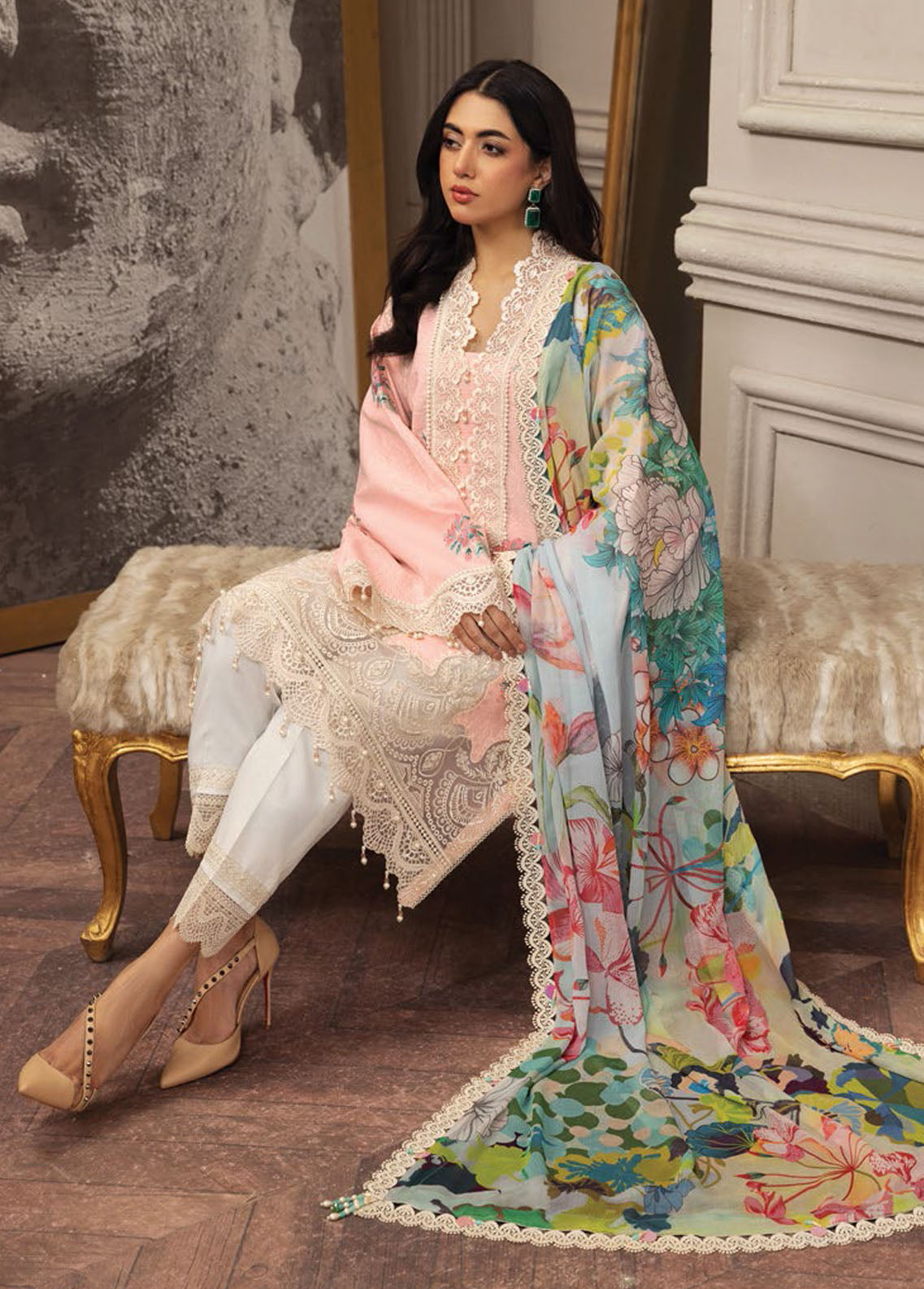 Anaya By Kiran Chaudhry Eid Festive Lawn Collection 2023 AL23-04-Seham