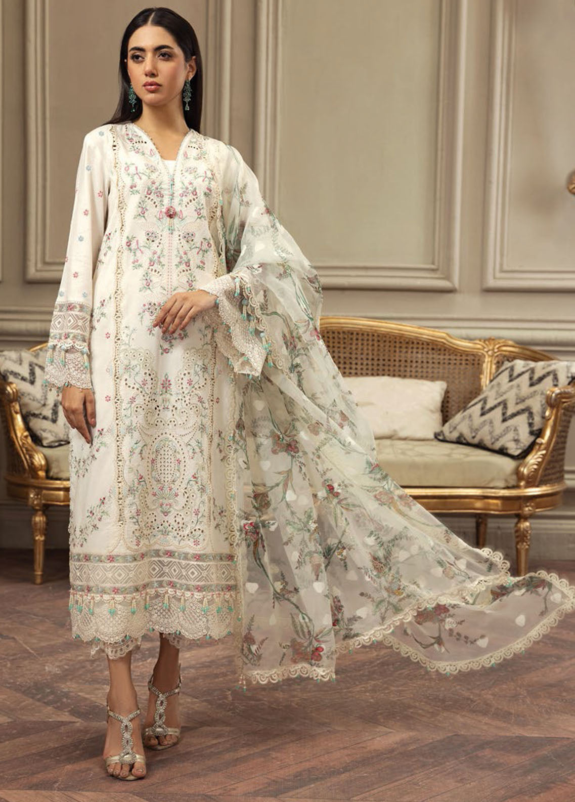 Anaya By Kiran Chaudhry Eid Festive Lawn Collection 2023 AL23-08-Amaya