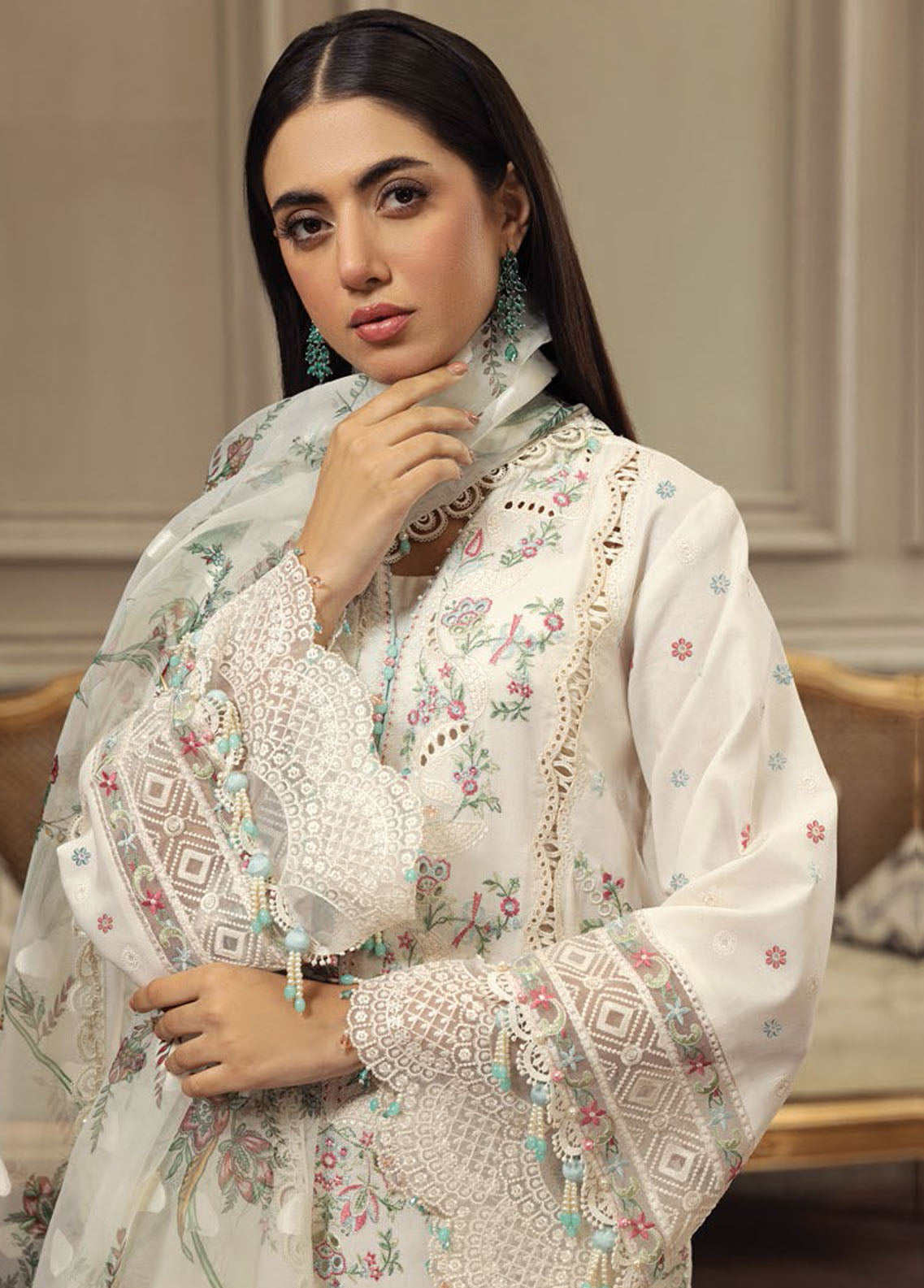 Anaya By Kiran Chaudhry Eid Festive Lawn Collection 2023 AL23-08-Amaya