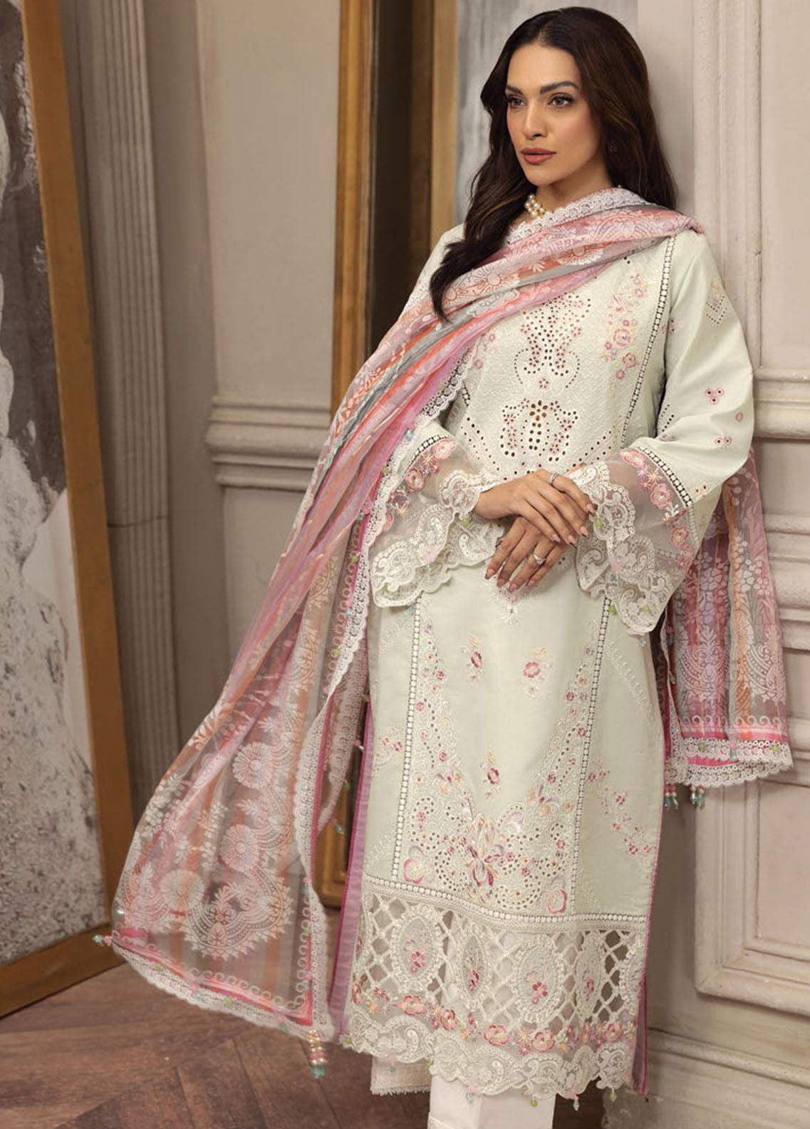 Anaya By Kiran Chaudhry Eid Festive Lawn Collection 2023 AL23-09-Kiran