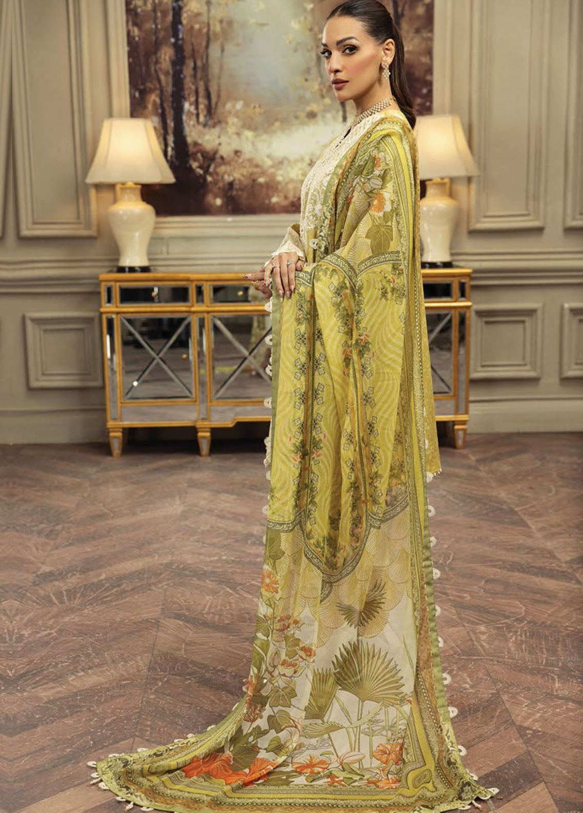 Anaya By Kiran Chaudhry Eid Festive Lawn Collection 2023 AL23-16-Nazia