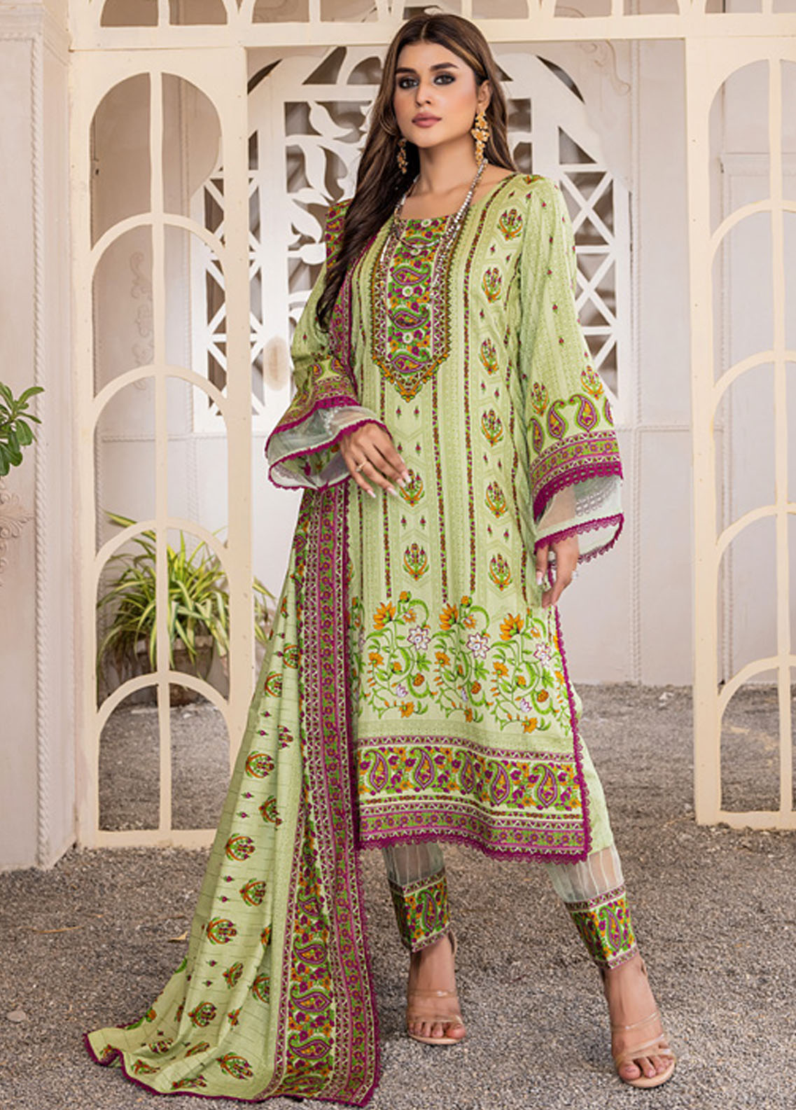 Anum By Al Zohaib Lawn Collection 2023 2C