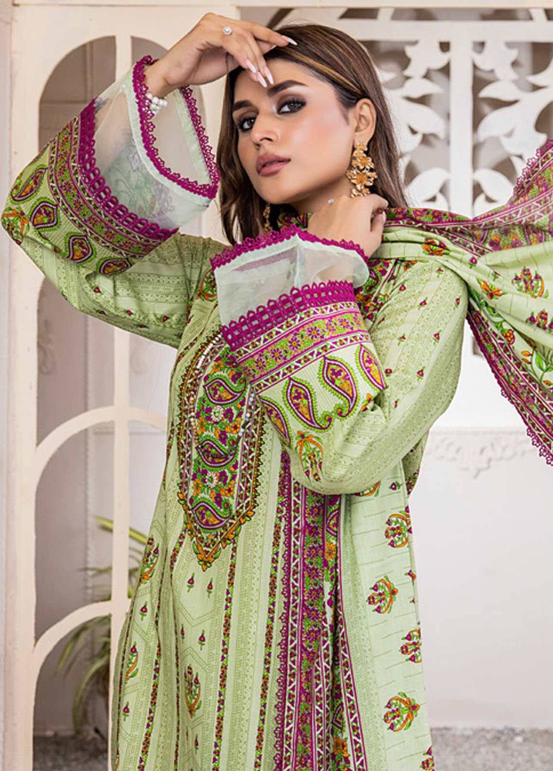 Anum By Al Zohaib Lawn Collection 2023 2C