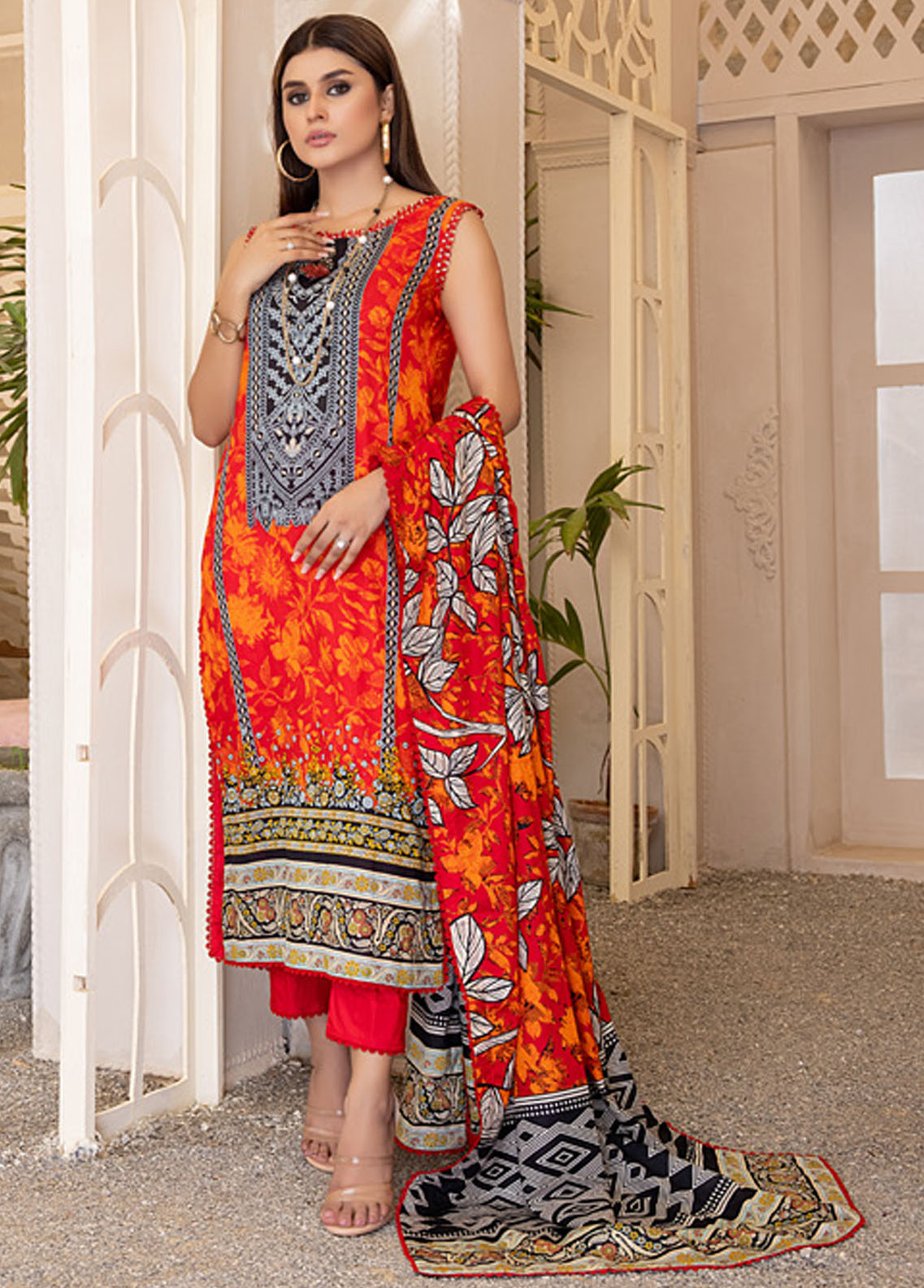 Anum By Al Zohaib Lawn Collection 2023 3C