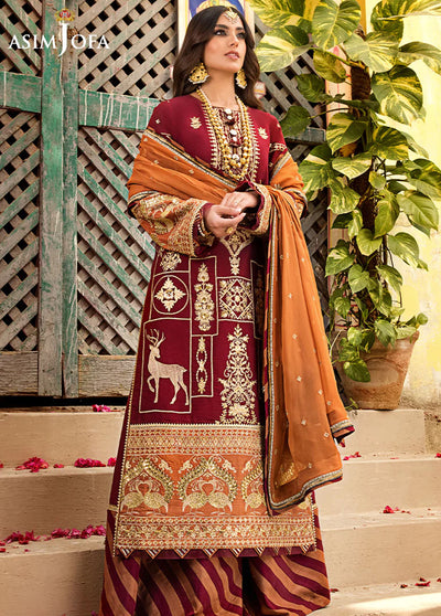 Asim Jofa Eid Luxury Lawn Collection 2023 AJLR-11