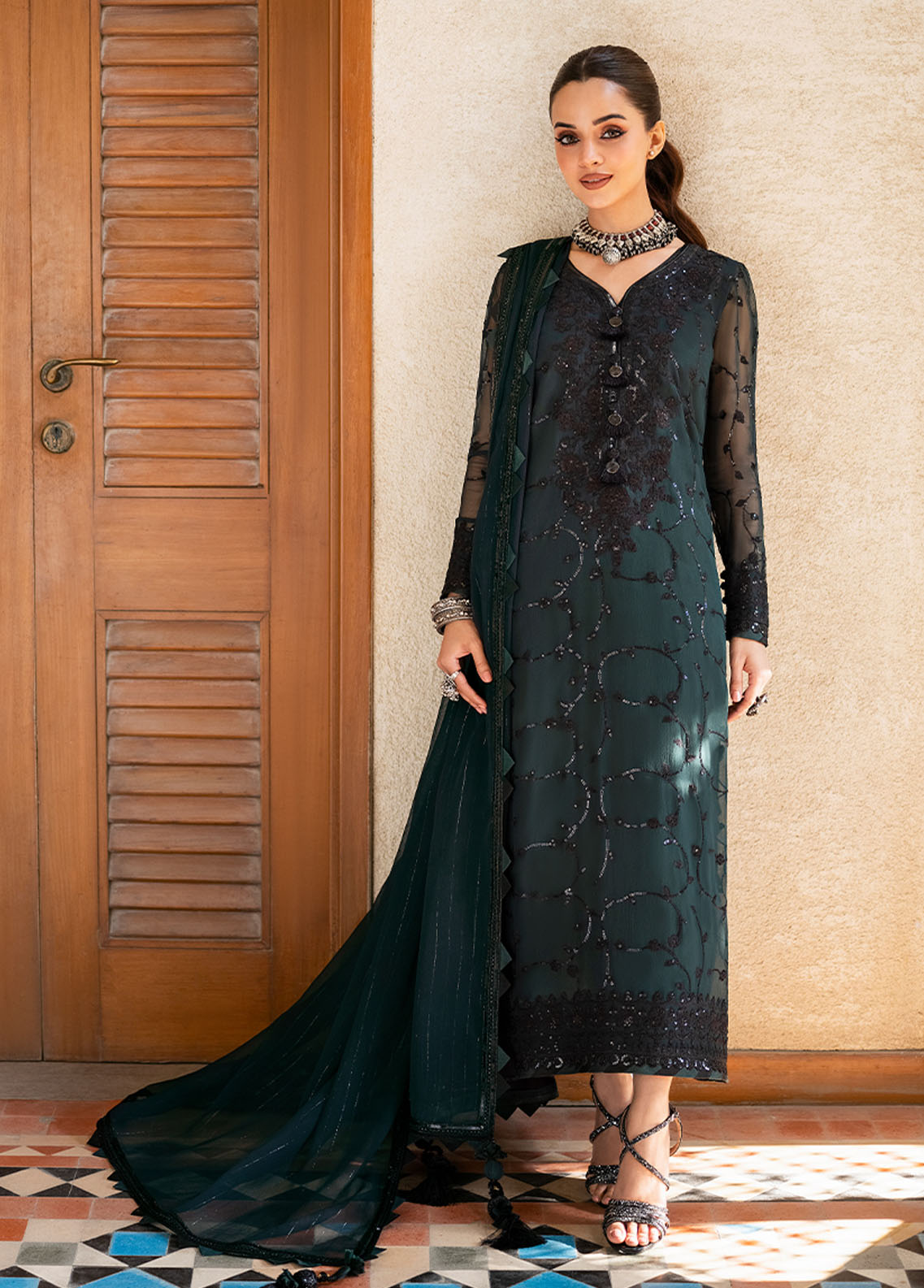 Asim Jofa Unstitched Eid Festive Collection 2023 AJKM-07