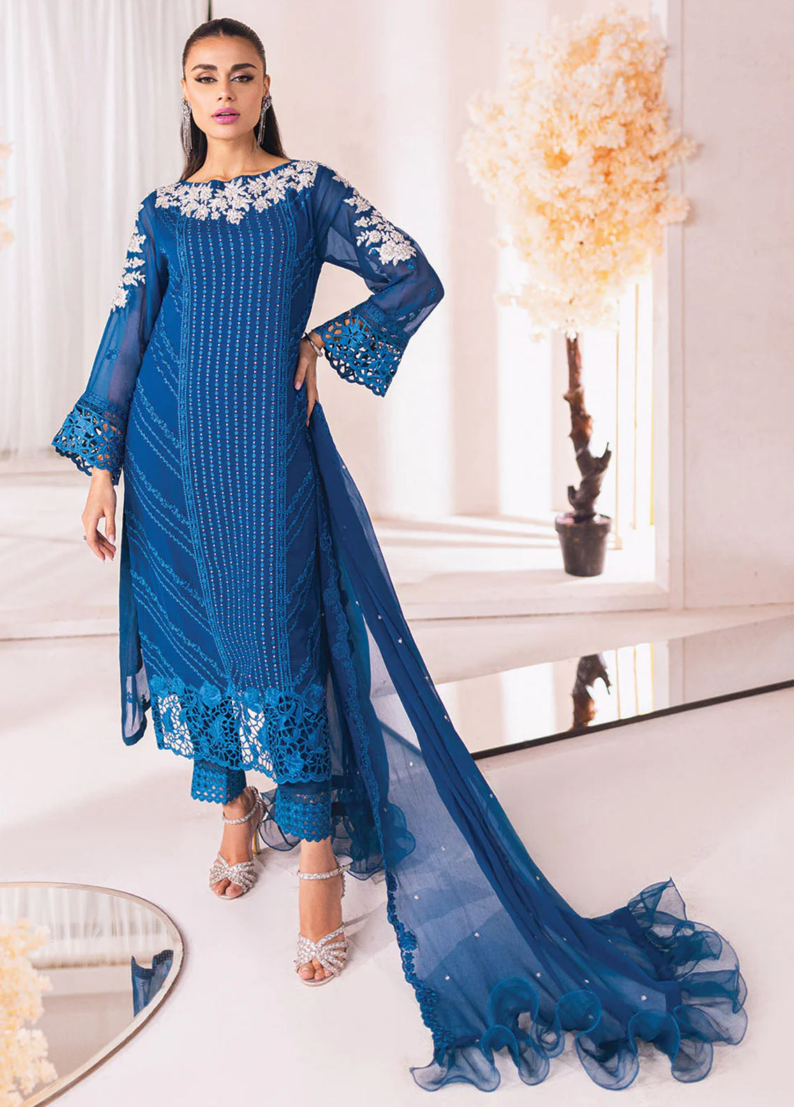 Azure Luxe Unstitched Eid Collection 2023 Mystic Jewel