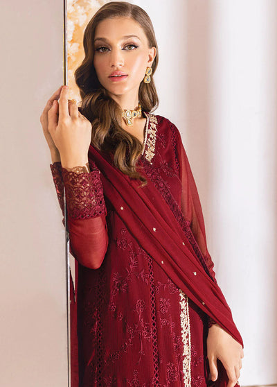Azure Luxe Unstitched Eid Collection 2023 Tempting Berry