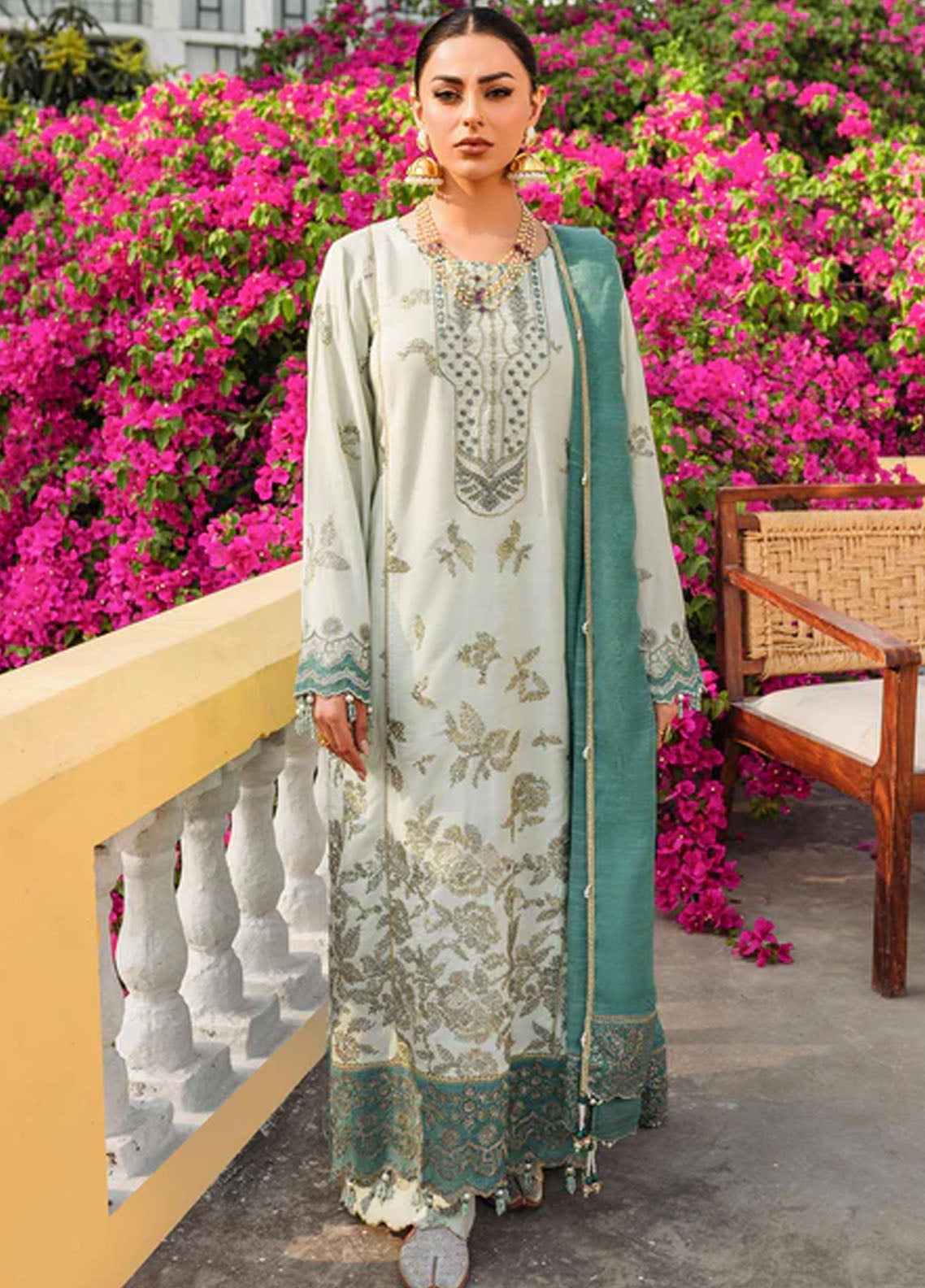 Bahaar Aie By Shurooq Unstitched Luxury Collection 2023 SHQ23BA Geeta