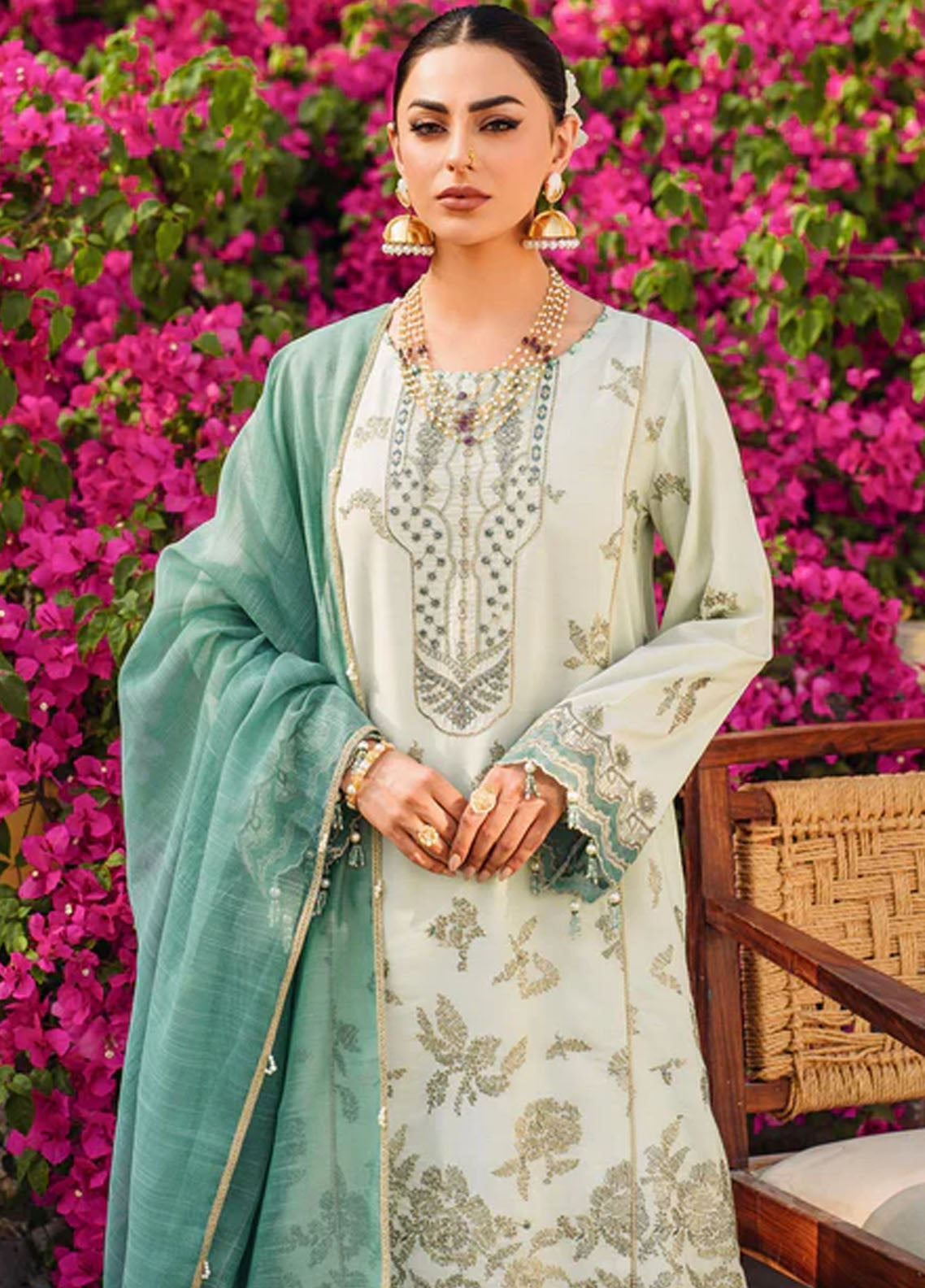 Bahaar Aie By Shurooq Unstitched Luxury Collection 2023 SHQ23BA Geeta