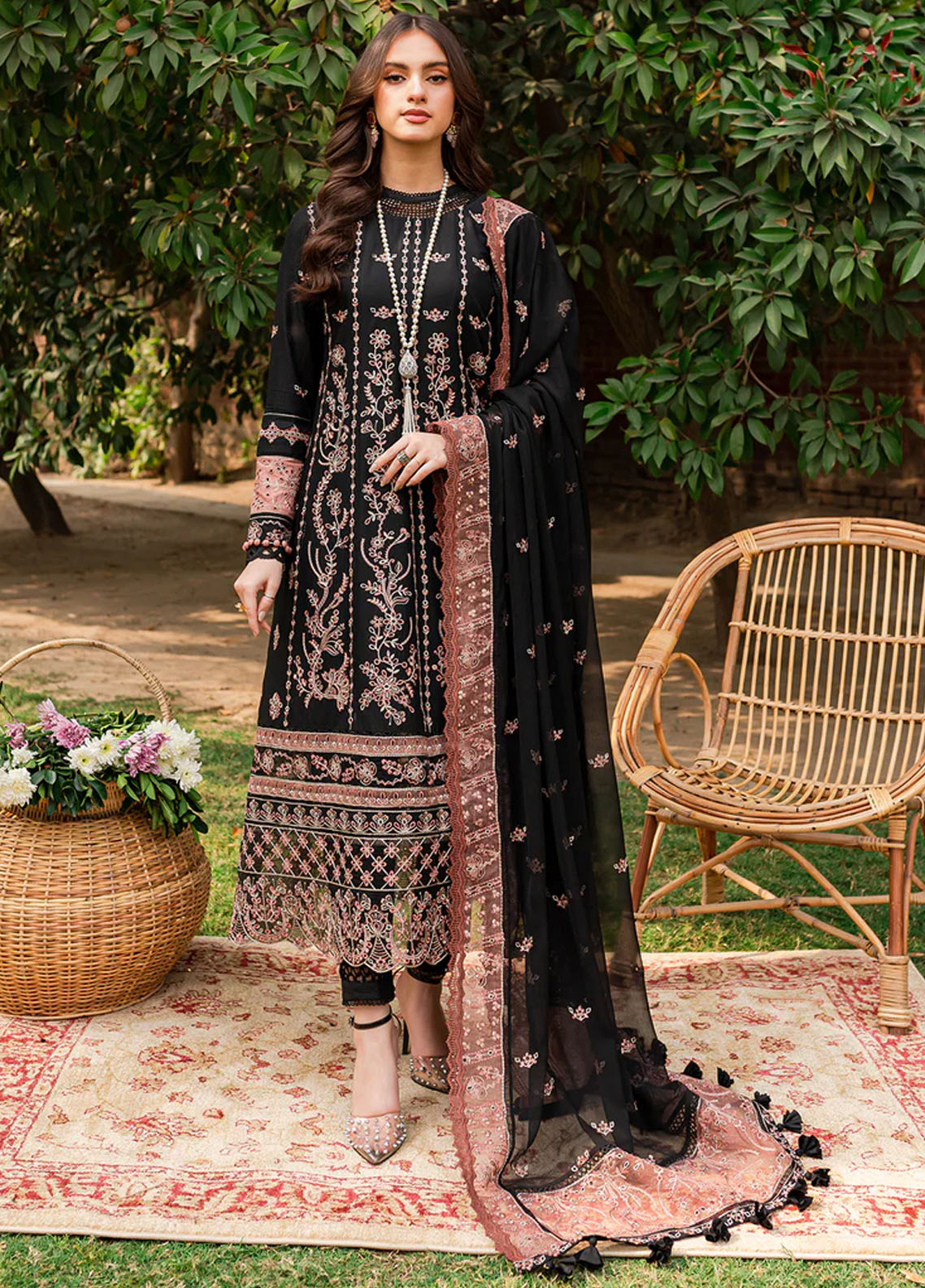 Bahaar By Farasha Eid Festive Lawn Collection 2023 01 Koel