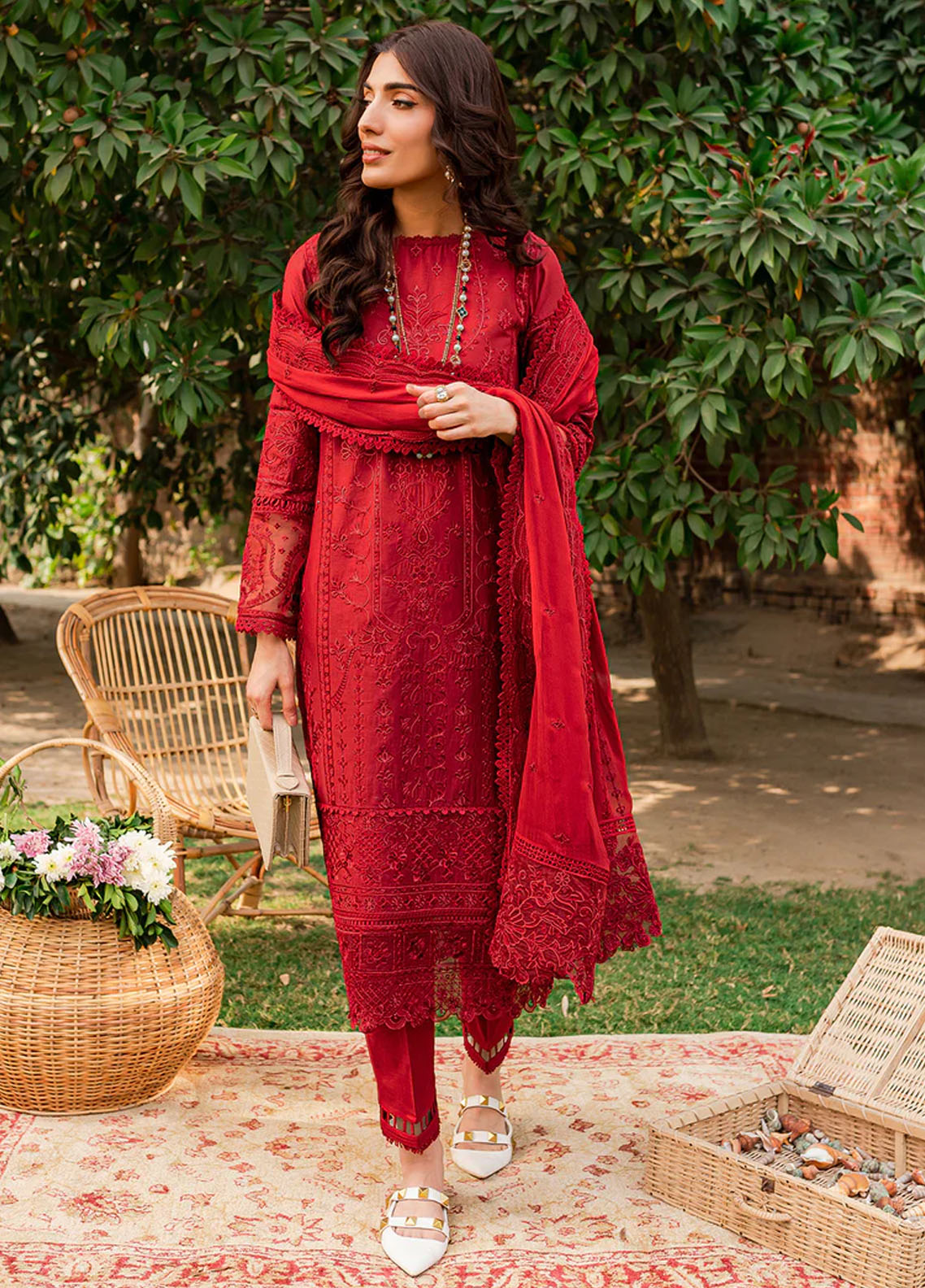 Bahaar By Farasha Eid Festive Lawn Collection 2023 02 Gulabi