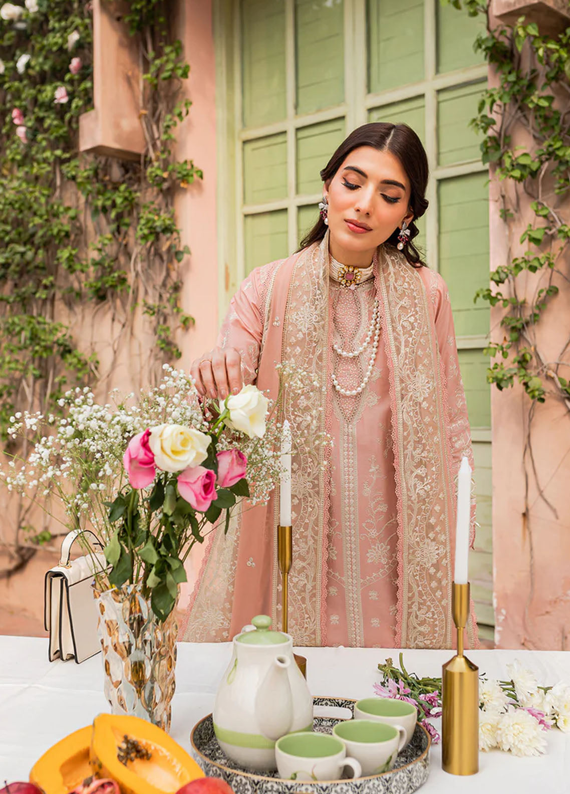 Bahaar By Farasha Eid Festive Lawn Collection 2023 07 Muskan