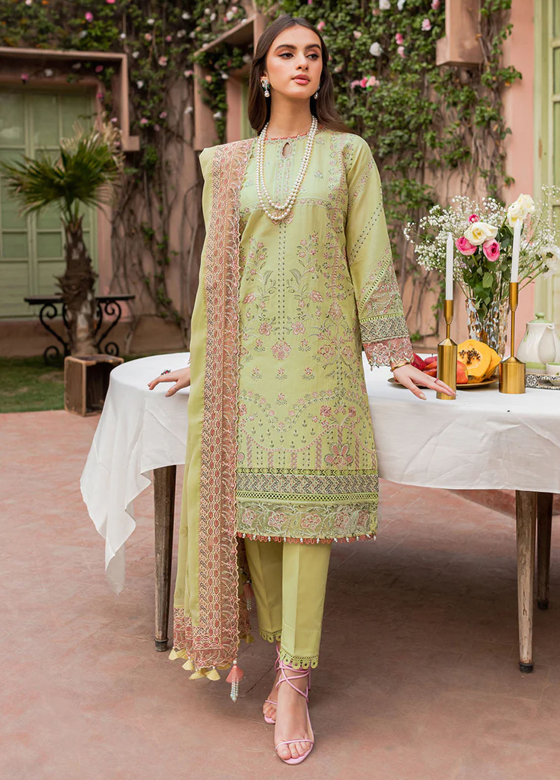 Bahaar By Farasha Eid Festive Lawn Collection 2023 08 Gul