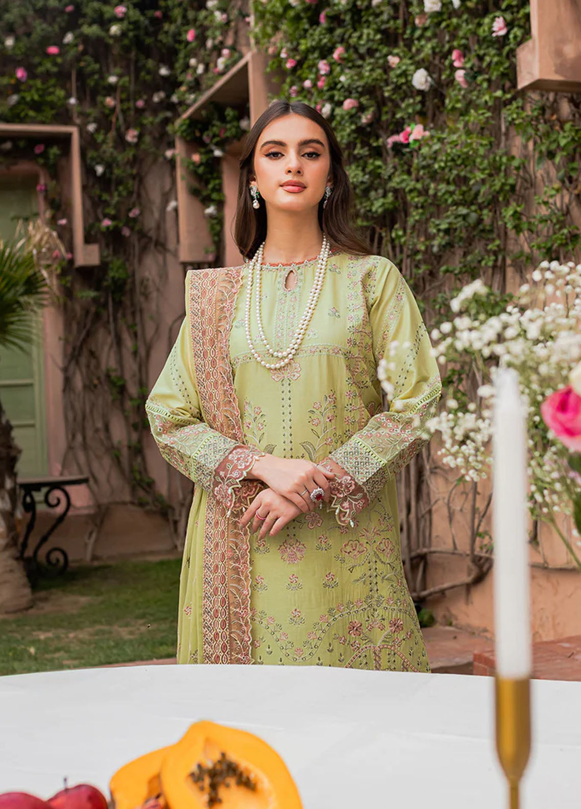 Bahaar By Farasha Eid Festive Lawn Collection 2023 08 Gul