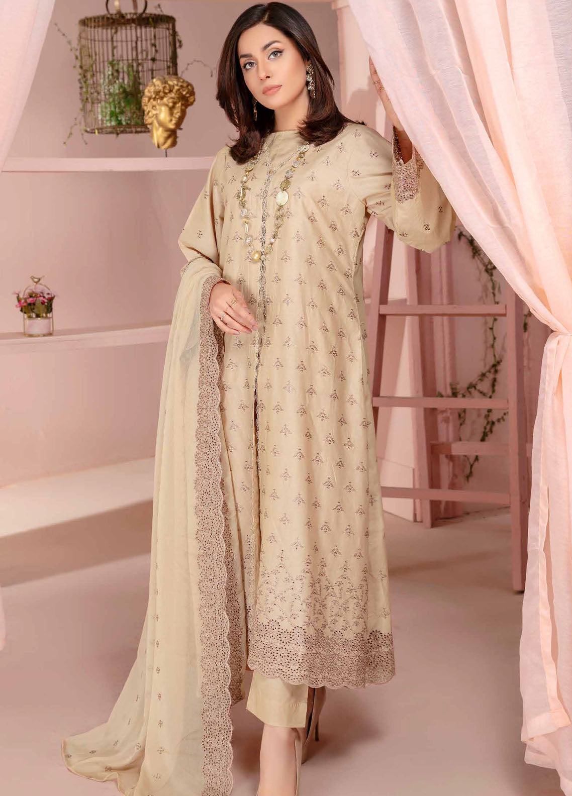 Bareeze By Aalaya Embroidered Lawn Vol-4 D-02