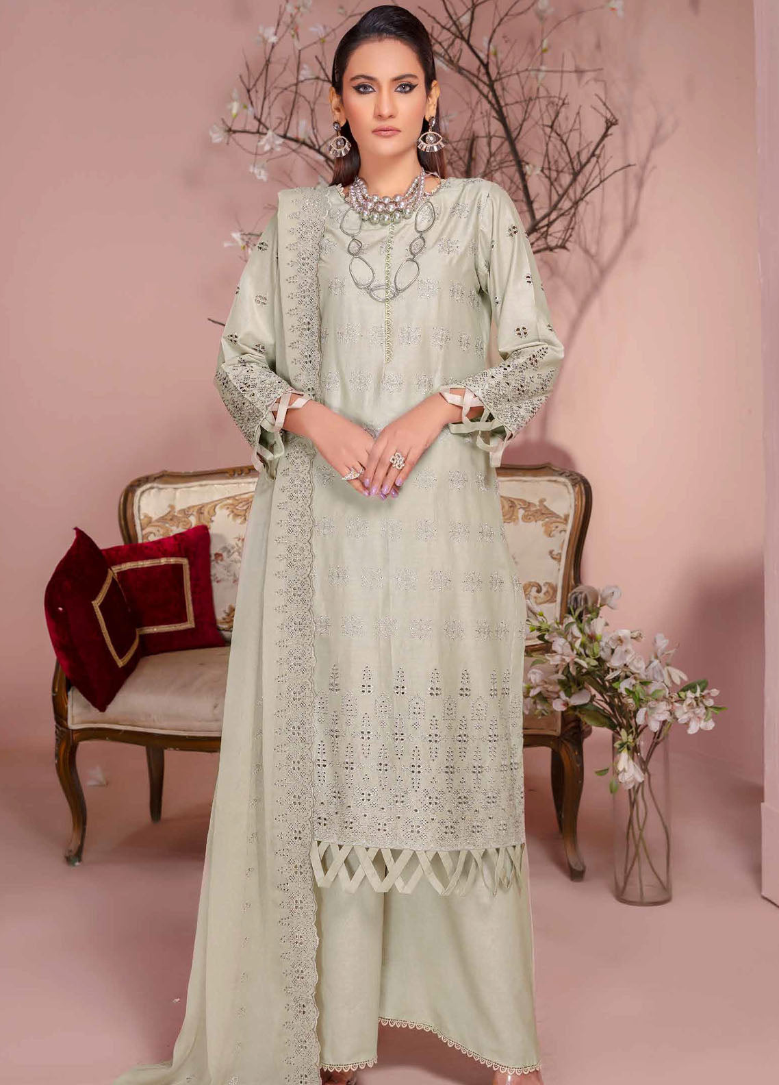 Bareeze By Aalaya Embroidered Lawn Vol-4 D-04