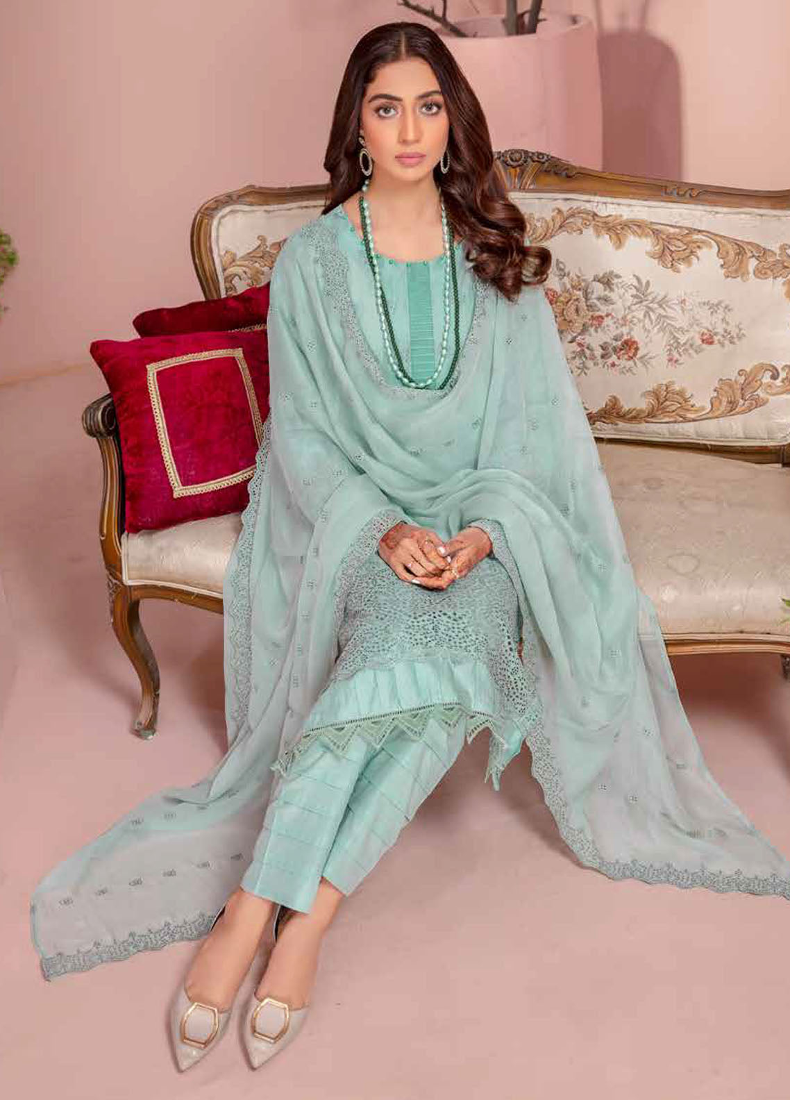 Bareeze By Aalaya Embroidered Lawn Vol-4 D-06