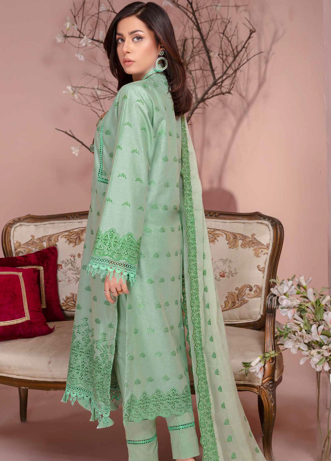 Bareeze By Aalaya Embroidered Lawn Vol-4 D-08