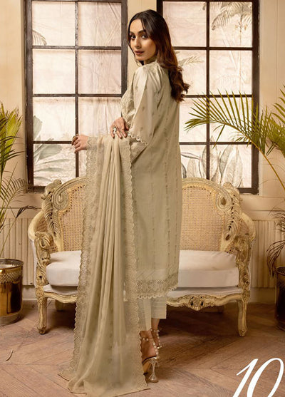 Bareeze By Aalaya Embroidered Lawn Suits Unstitched 3 Piece ALY23B-V3 D-10 - Luxury Summer Collection