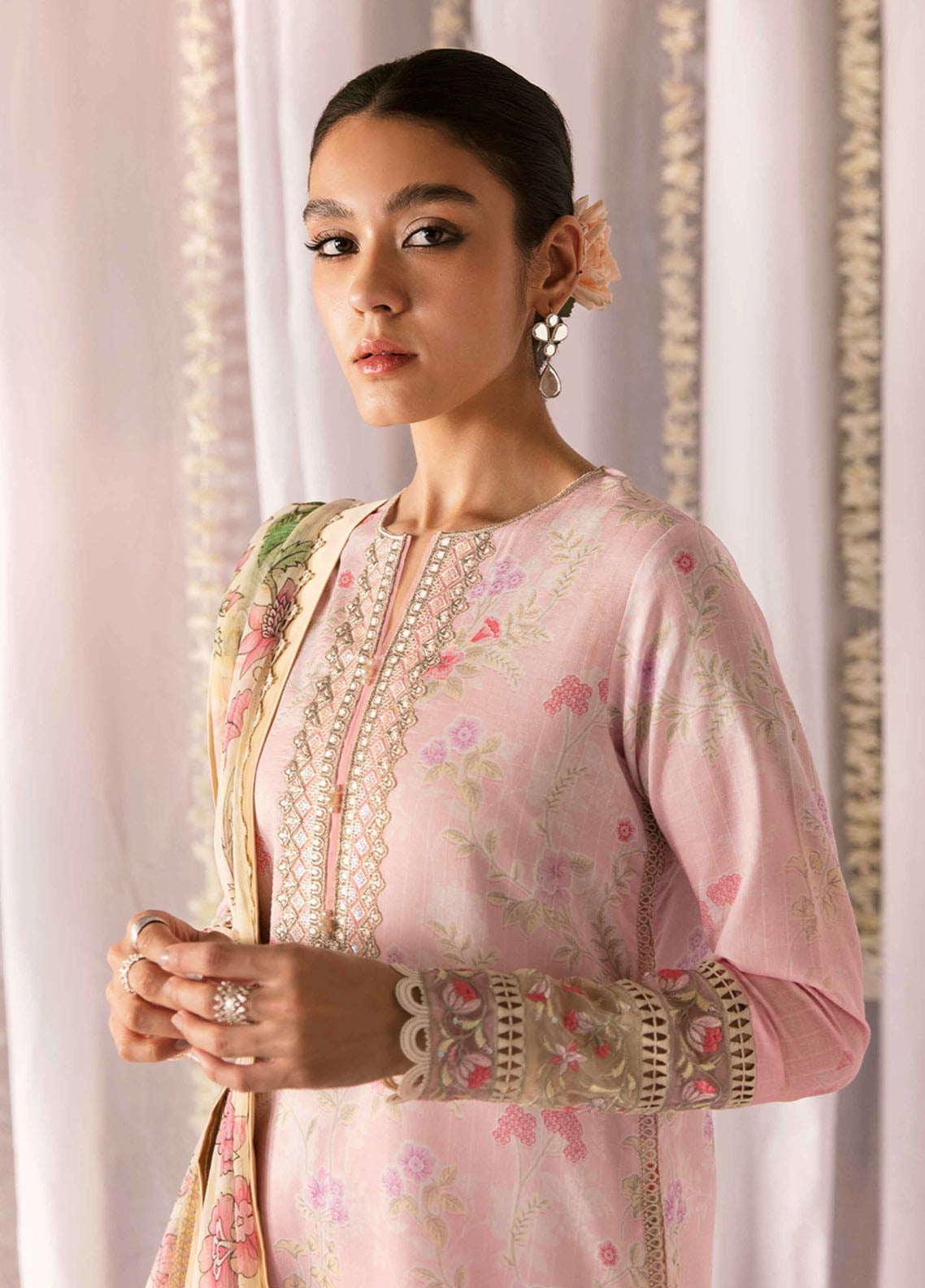 Dastaan By Seran Festive Unstitched Lawn Collection 2023 D-09 Nuray