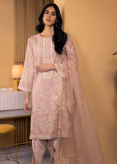 Dhanak Luxury Pret Khaadi Net 2 Piece Suit DA-2121 PEACH