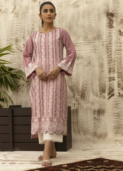 Dhanak Casual Pret Embroidered Lawn Shirt DC-0474 PINK