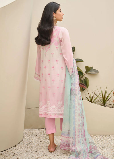 Dhanak Summer Basics Unstitched Collection 2023 DU-3143 PINK