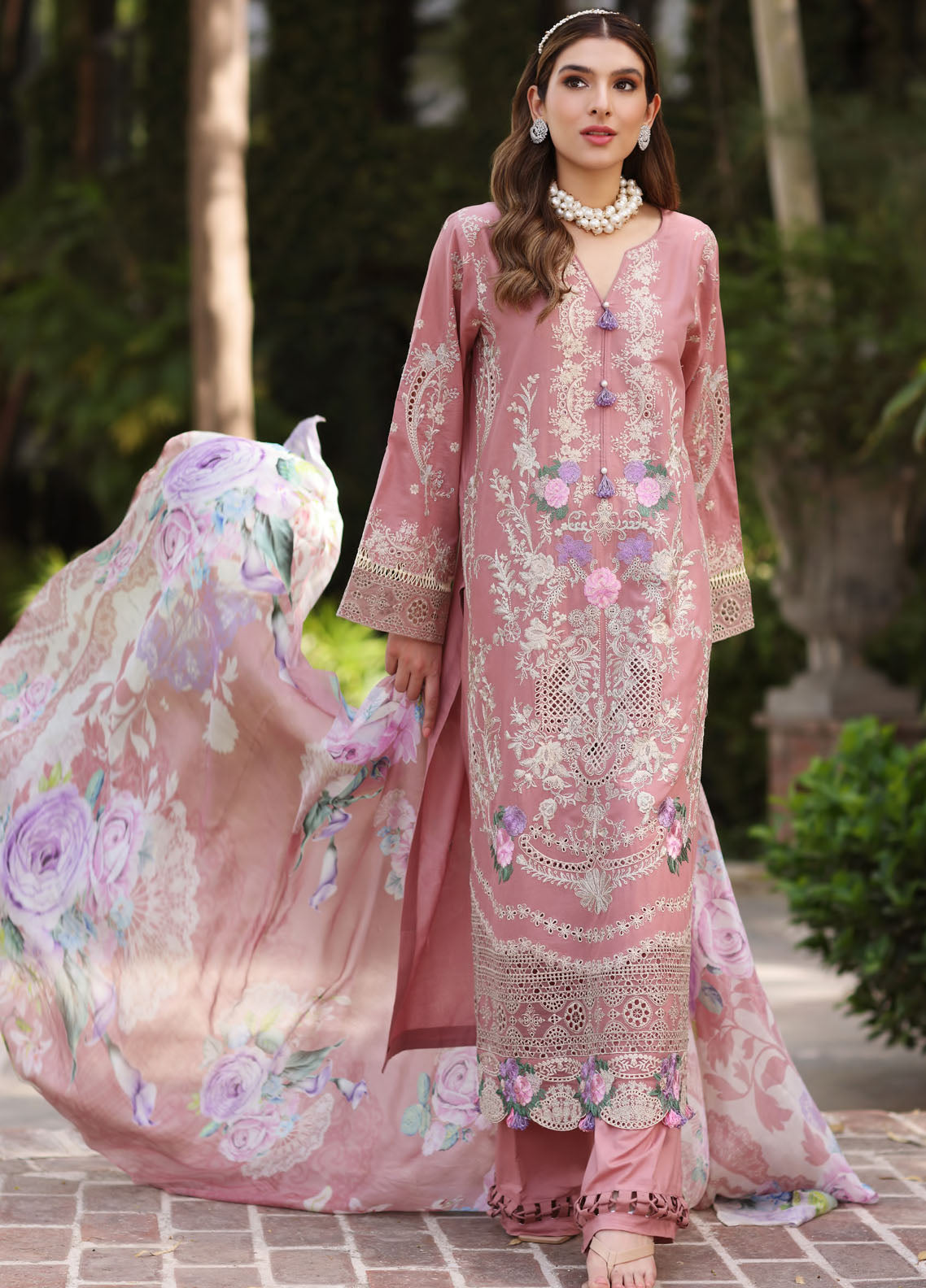 Elaf Festive Chikankari Collection 2023 ECF-11B