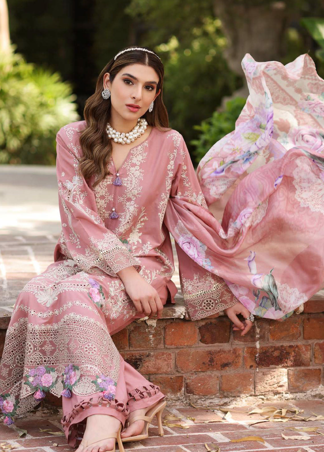 Elaf Festive Chikankari Collection 2023 ECF-11B