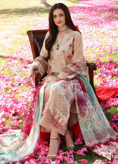 Elaf Festive Chikankari Collection 2023 ECF-12