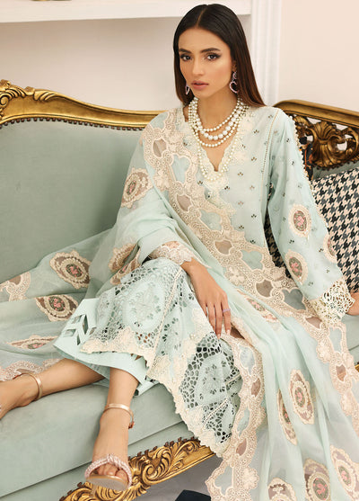 Elaf Festive Chikankari Lawn Collection ELC-03B