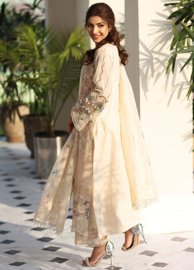 Elaf Festive Chikankari Lawn Collection ELC-07