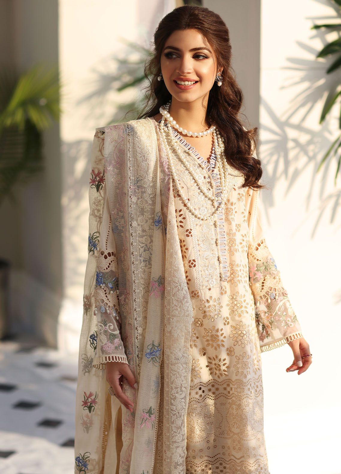 Elaf Festive Chikankari Lawn Collection ELC-07