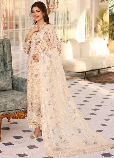 Elaf Festive Chikankari Lawn Collection ELC-07