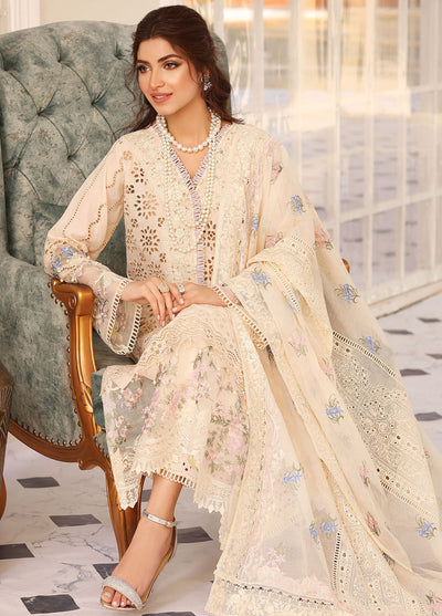 Elaf Festive Chikankari Lawn Collection ELC-07