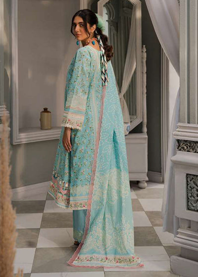 Elaf Embroidered Lawn Suits Unstitched 3 Piece EF23L EPP-02B - Summer Collection