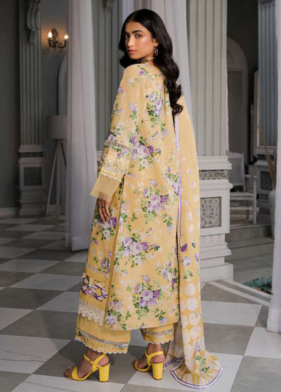 Elaf Embroidered Lawn Suits Unstitched 3 Piece EF23L EPP-05A - Summer Collection