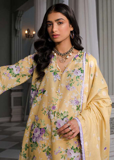 Elaf Embroidered Lawn Suits Unstitched 3 Piece EF23L EPP-05A - Summer Collection