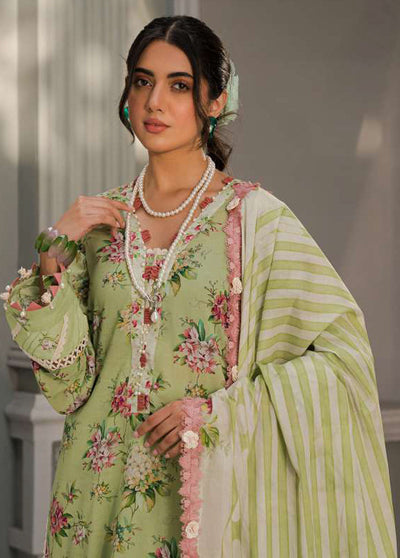 Elaf Embroidered Lawn Suits Unstitched 3 Piece EF23L EPP-06A - Summer Collection