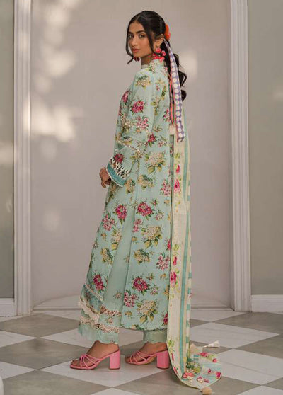 Elaf Embroidered Lawn Suits Unstitched 3 Piece EF23L EPP-06B - Summer Collection