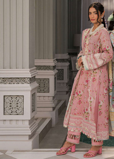 Elaf Embroidered Lawn Suits Unstitched 3 Piece EF23L EPP-07A - Summer Collection