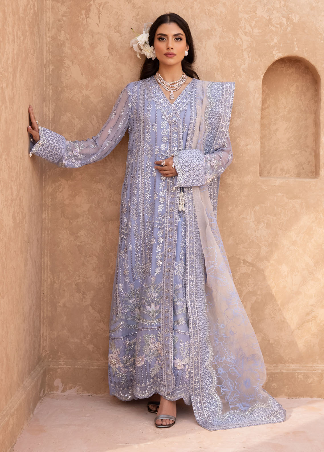 Elanora By Nureh Embroidered Chiffon Collection 2023 NEL-20