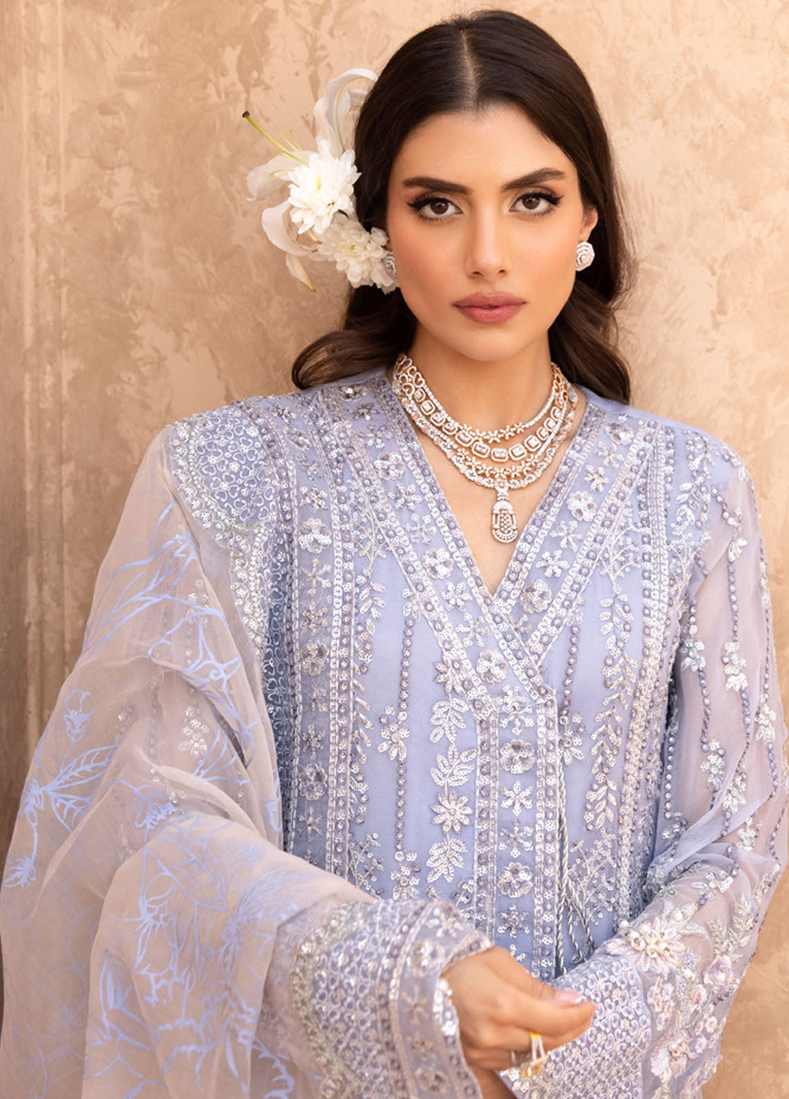 Elanora By Nureh Embroidered Chiffon Collection 2023 NEL-20