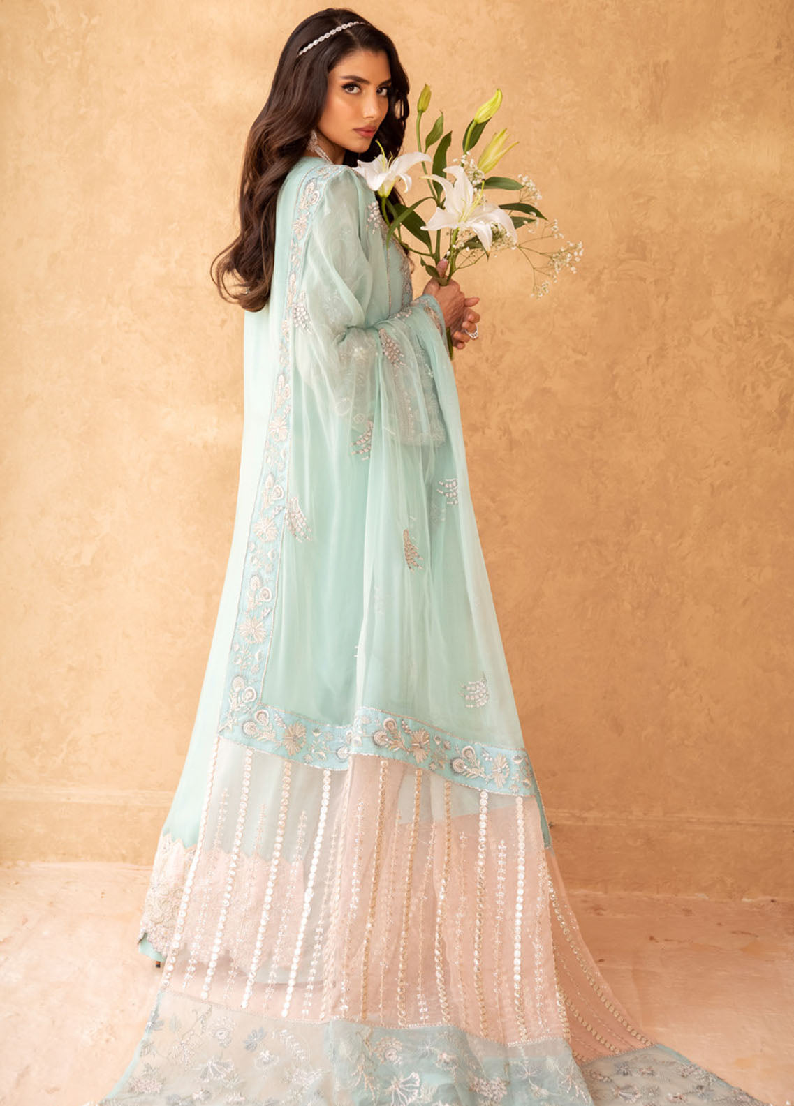 Elanora By Nureh Embroidered Chiffon Collection 2023 NEL-24