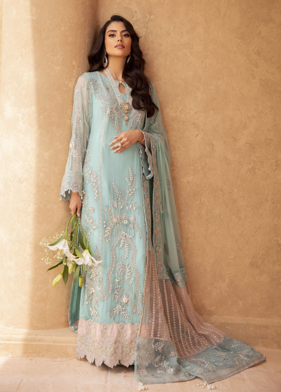 Elanora By Nureh Embroidered Chiffon Collection 2023 NEL-24