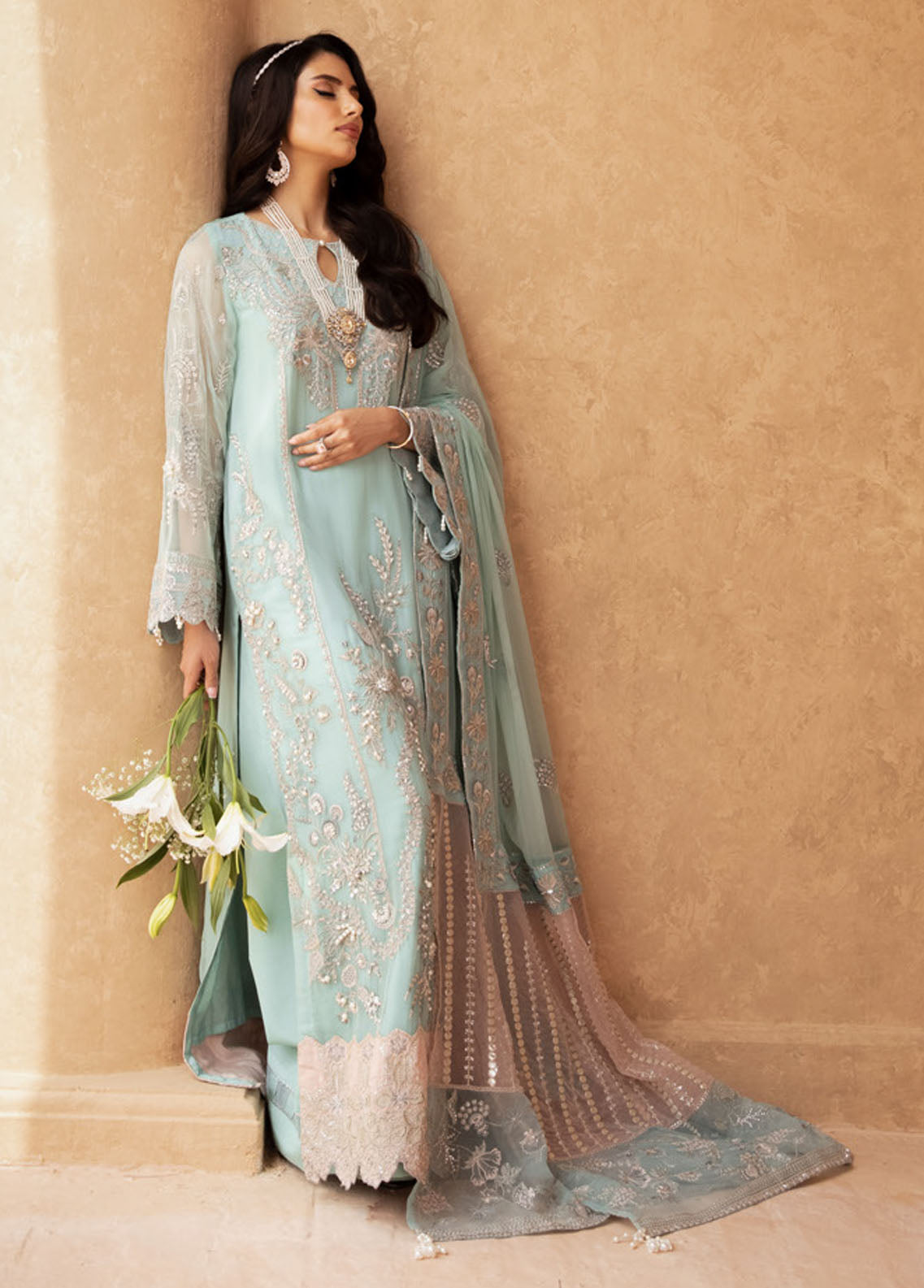 Elanora By Nureh Embroidered Chiffon Collection 2023 NEL-24